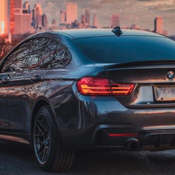 Black Bmw M3 Coupe on Road