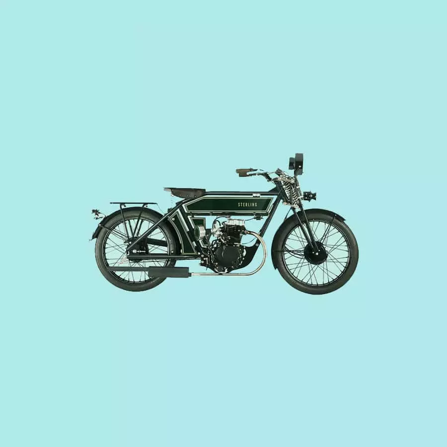 Sterling motorcycle.