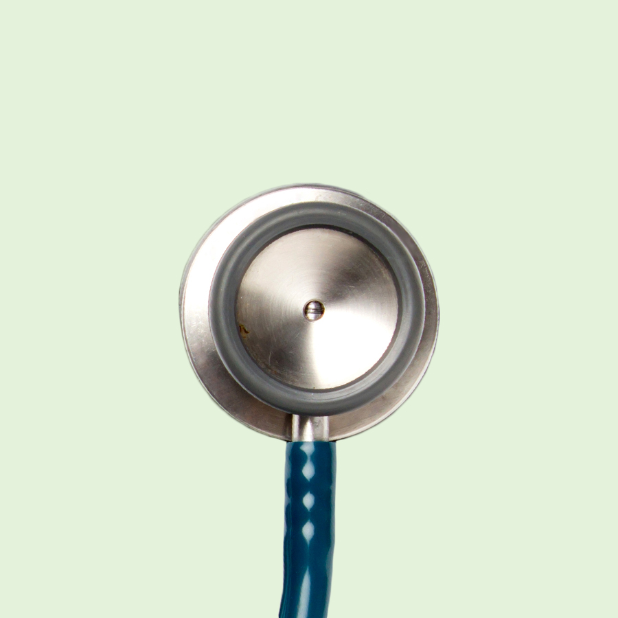 Chest piece of a stethoscope