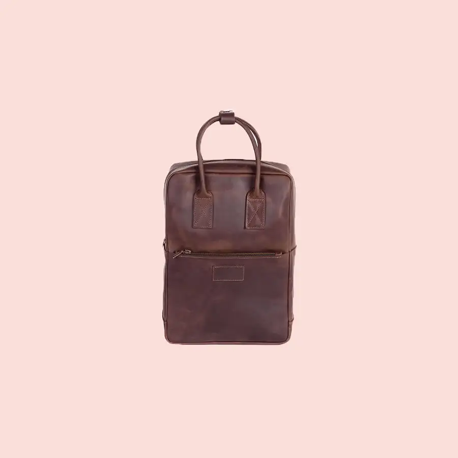 Leather work bag