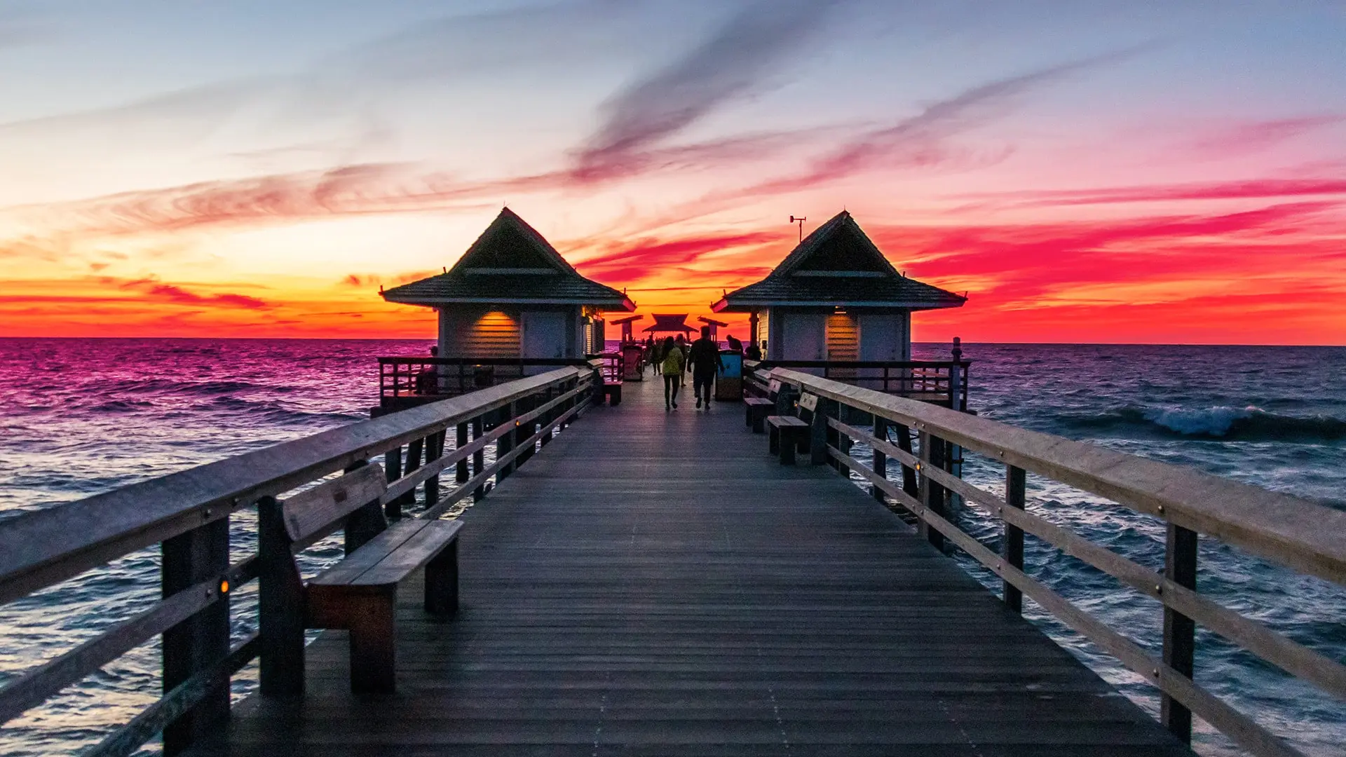 Florida Pier at sunset