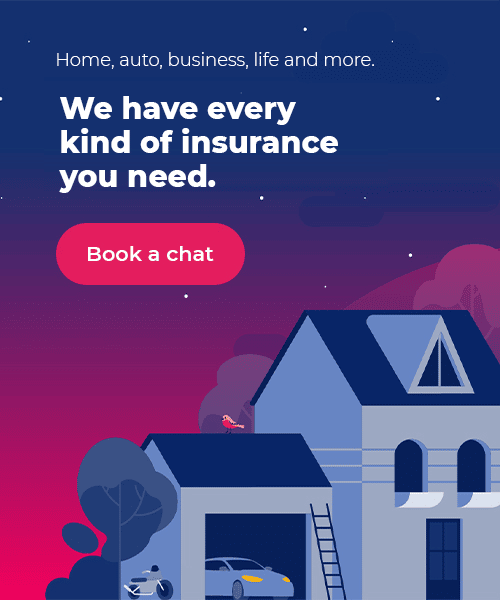 We have every kind of insurance you need. Book a chat!