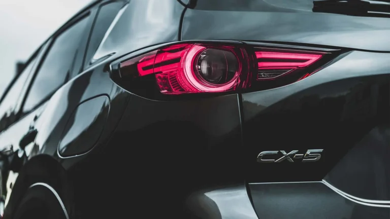 mazda cx5 with pink tail light