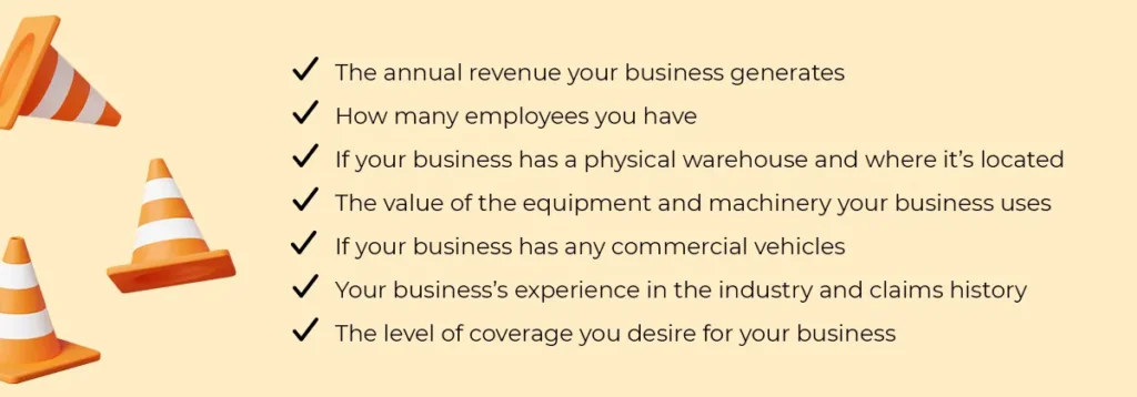 Insurance cost factors outlined below.